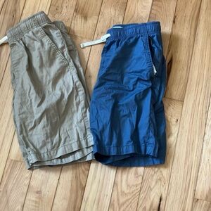 Old Navy Athletic Shorts Blue and Tan Lightweight